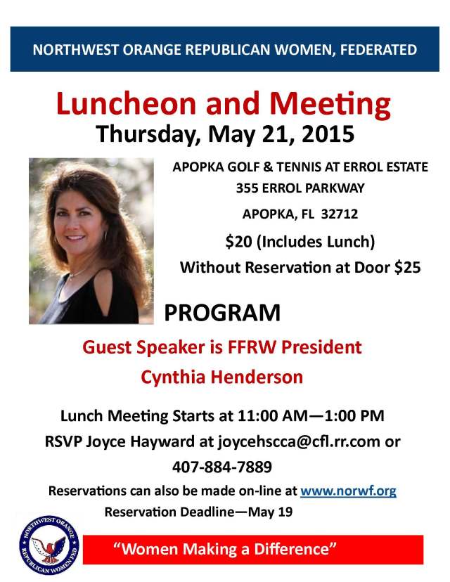 NORWF March 2015 Flyer